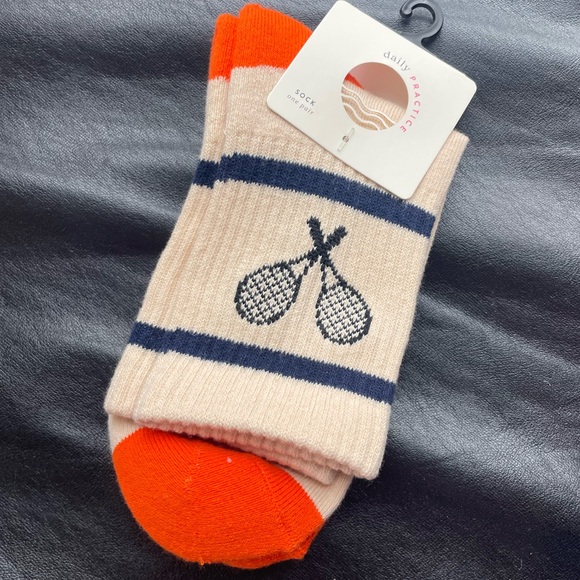 Daily Practice by Anthropologie Athletic Racket Socks - Picture 5 of 6